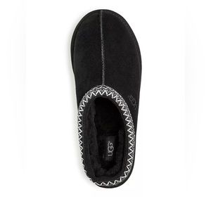 UGG Men's Tasman Suede & Shearling Slippers BLACK